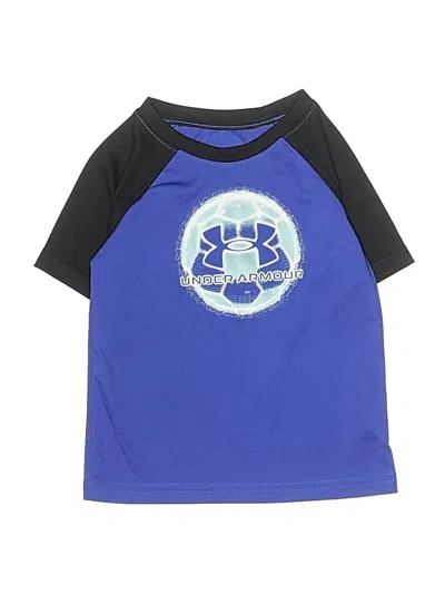 Pre-owned Under Armour Kids' 3/4 Sleeve Top Blue Tops
