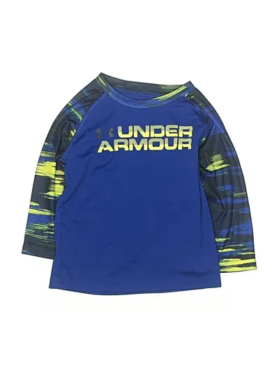 Pre-owned Under Armour Babies' 3/4 Sleeve T-shirt In Blue