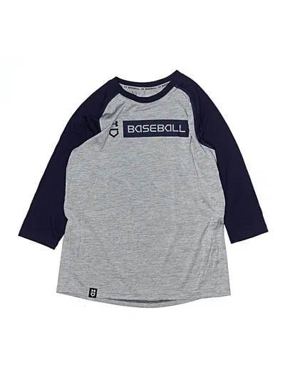 Pre-owned Under Armour Kids' 3/4 Sleeve T-shirt In Gray