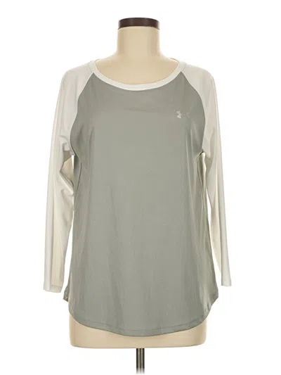 Pre-owned Under Armour 3/4 Sleeve T-shirt In Gray