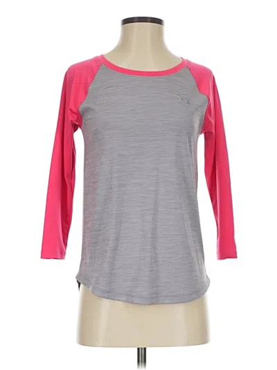 Pre-owned Under Armour 3/4 Sleeve T-shirt In Gray
