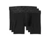 Under Armour 3-pack Performance Tech Mesh Solid 6 Boxer Briefs In Black