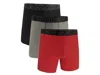 Under Armour 3-pack Performance Tech Solid 6 Boxer Briefs In Red