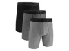Under Armour 3-pack Performance Tech Solid 9 Boxer Briefs In Gray