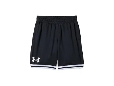 Under Armour 7-inch Perimeter Basketball Shorts Boy's Clothing Black/white : Xs (7 Big Kid), Polyester
