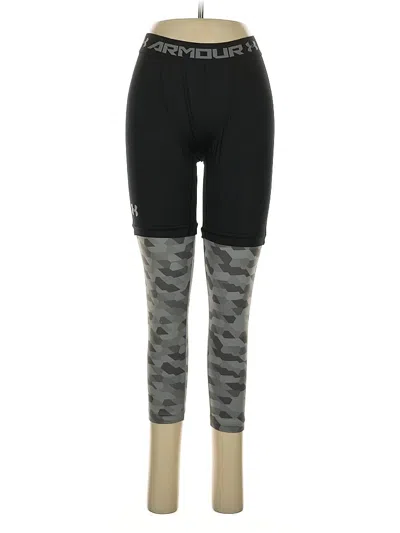 Pre-owned Under Armour Active Pants In Black