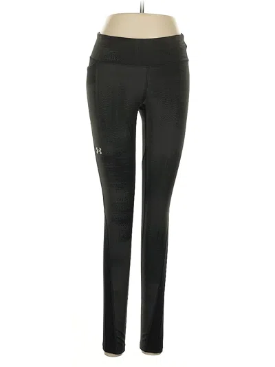 Pre-owned Under Armour Active Pants In Black