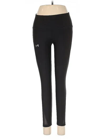 Pre-owned Under Armour Active Pants In Black