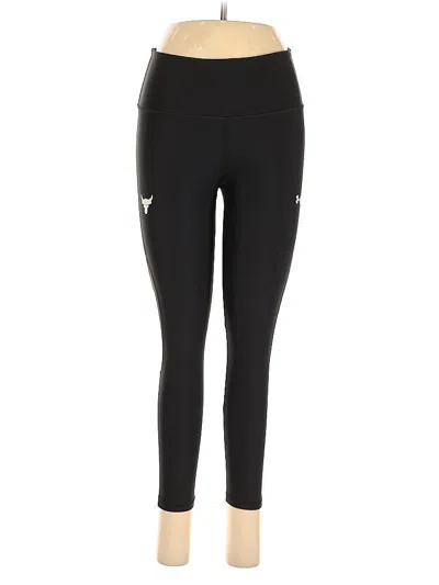 Pre-owned Under Armour Active Pants In Black