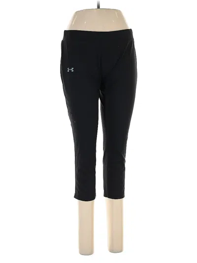 Pre-owned Under Armour Active Pants In Black