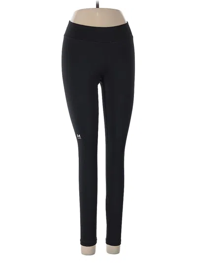 Pre-owned Under Armour Active Pants In Black