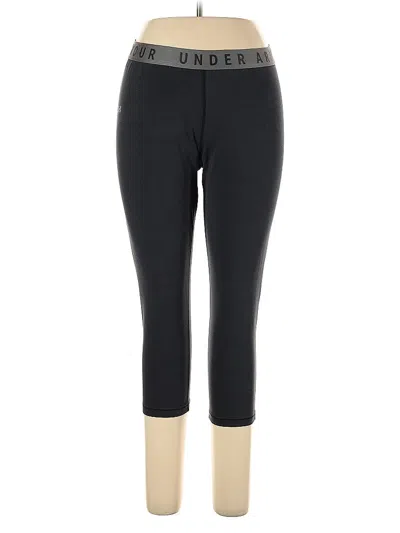 Pre-owned Under Armour Active Pants In Black