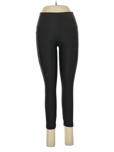 Pre-owned Under Armour Active Pants In Black