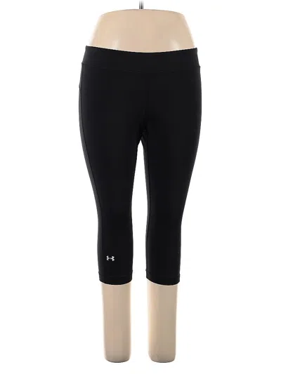 Pre-owned Under Armour Active Pants In Black