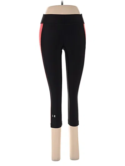 Pre-owned Under Armour Active Pants In Black