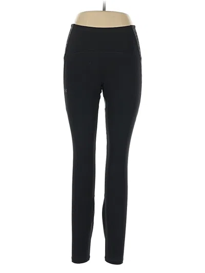 Pre-owned Under Armour Active Pants In Black