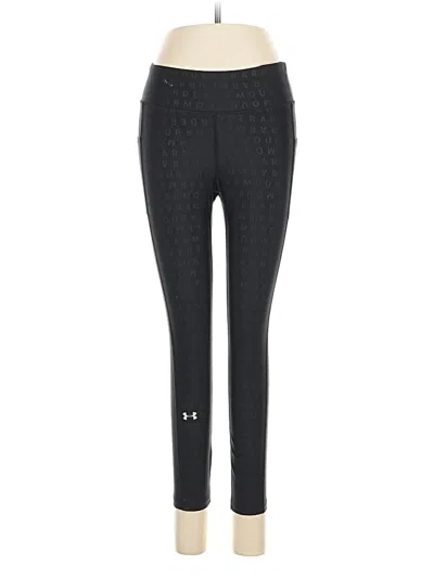 Pre-owned Under Armour Active Pants In Black