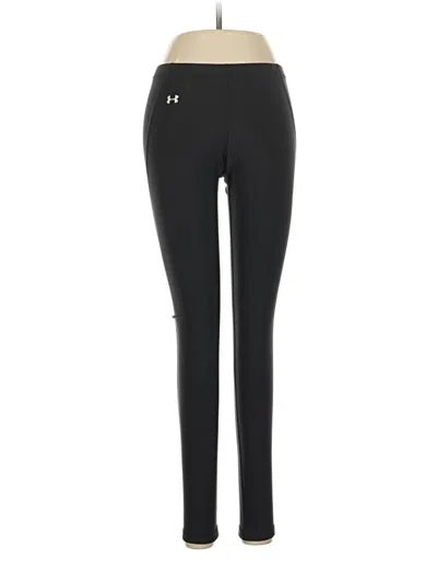 Pre-owned Under Armour Active Pants In Black