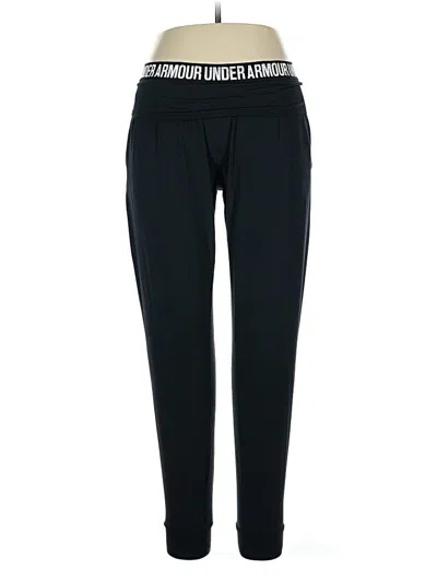 Pre-owned Under Armour Active Pants In Black