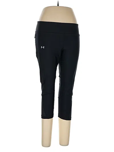 Pre-owned Under Armour Active Pants In Black