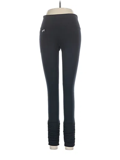 Pre-owned Under Armour Active Pants In Black