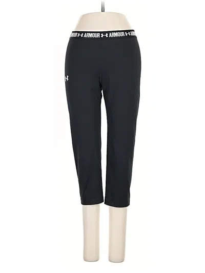 Pre-owned Under Armour Active Pants In Black