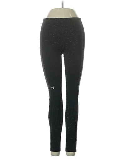 Pre-owned Under Armour Active Pants In Black