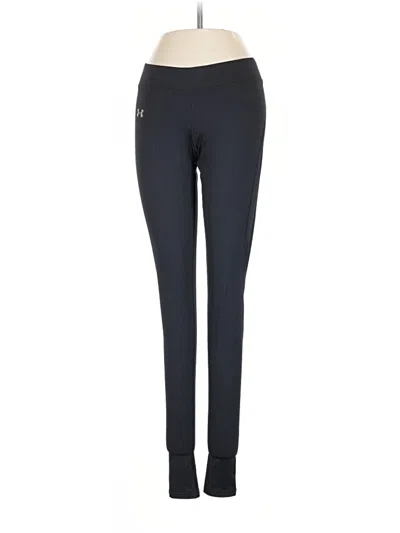 Pre-owned Under Armour Active Pants In Black