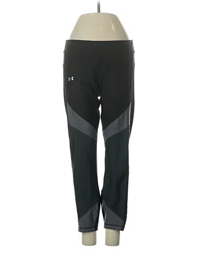Pre-owned Under Armour Active Pants In Black