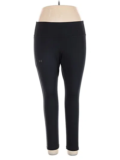 Pre-owned Under Armour Active Pants In Black