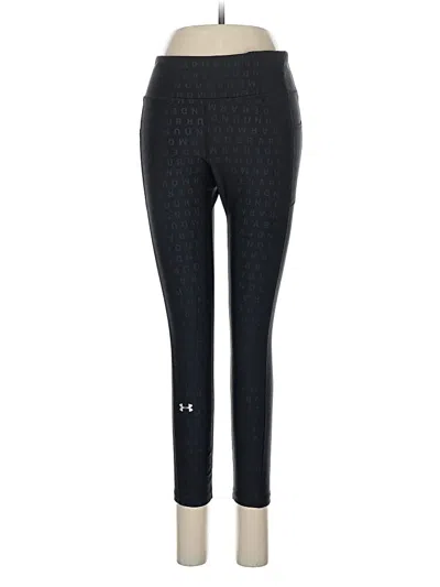 Pre-owned Under Armour Active Pants In Black