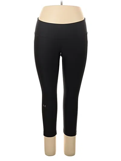 Pre-owned Under Armour Active Pants In Black