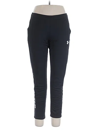 Pre-owned Under Armour Active Pants In Black