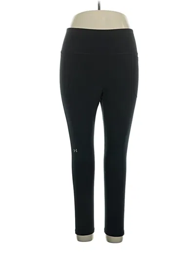 Pre-owned Under Armour Active Pants In Black