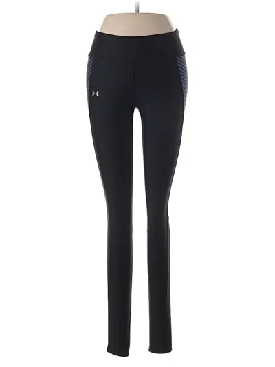 Pre-owned Under Armour Active Pants In Black