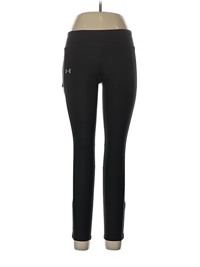 Pre-owned Under Armour Active Pants In Black