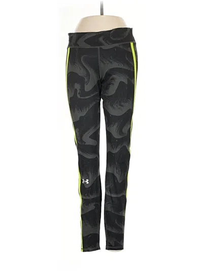 Pre-owned Under Armour Active Pants In Black