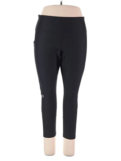 Pre-owned Under Armour Active Pants In Black