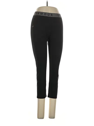Pre-owned Under Armour Active Pants In Black
