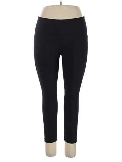 Pre-owned Under Armour Active Pants In Black