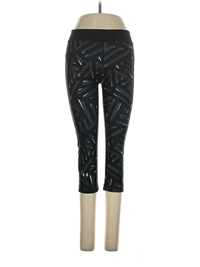Pre-owned Under Armour Active Pants In Black