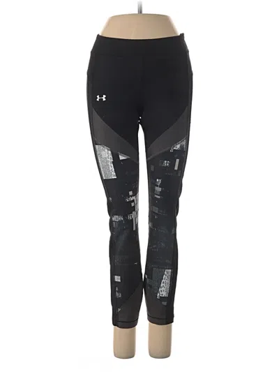 Pre-owned Under Armour Active Pants In Black