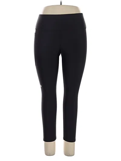 Pre-owned Under Armour Active Pants In Black