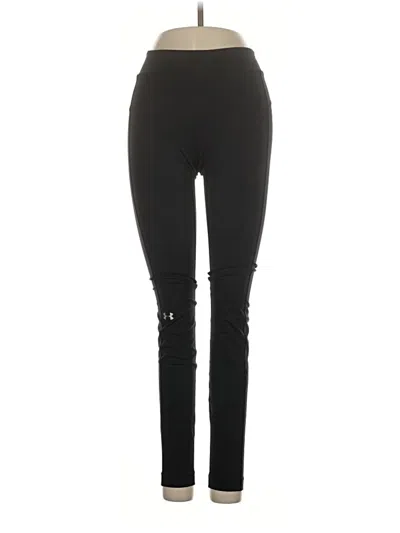 Pre-owned Under Armour Active Pants In Black