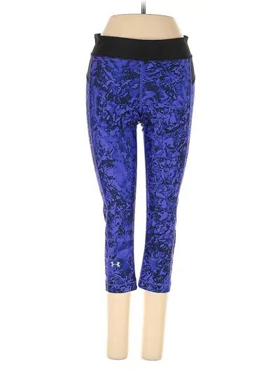 Pre-owned Under Armour Active Pants In Blue
