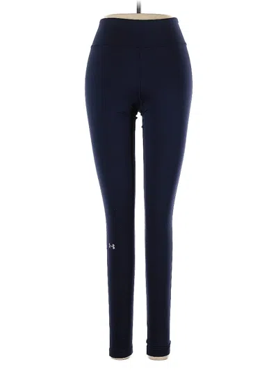 Pre-owned Under Armour Active Pants In Blue