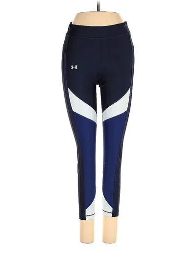 Pre-owned Under Armour Active Pants In Blue