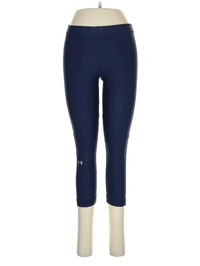 Pre-owned Under Armour Active Pants In Blue