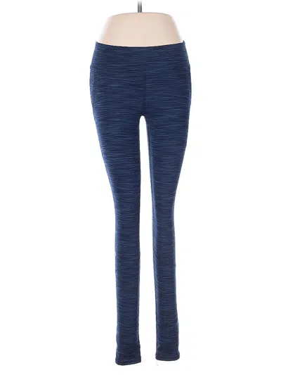 Pre-owned Under Armour Active Pants In Blue