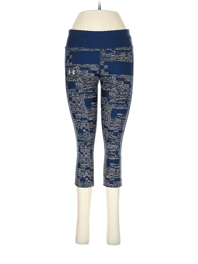 Pre-owned Under Armour Active Pants In Blue
